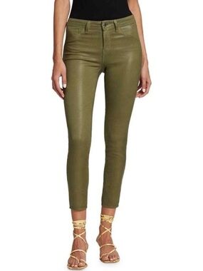 🫒 L’Agence Olive Green High Rise Skinny Jeans Sz 28 | Made in USA 🇺🇸